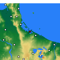 Nearby Forecast Locations - Tauranga - Mapa