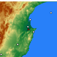 Nearby Forecast Locations - Havelock North - Mapa