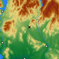 Nearby Forecast Locations - Lumsden - Mapa