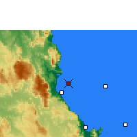 Nearby Forecast Locations - Low Isles Lighthouse - Mapa