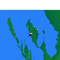Nearby Forecast Locations - Shark Bay Denham - Mapa