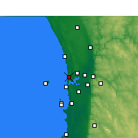 Nearby Forecast Locations - Swanbourne - Mapa