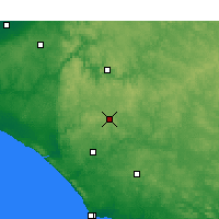 Nearby Forecast Locations - Manjimup - Mapa