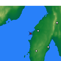 Nearby Forecast Locations - Warburto Point - Mapa
