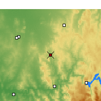 Nearby Forecast Locations - Cootamundra - Mapa