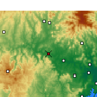 Nearby Forecast Locations - Jerrys Plains - Mapa