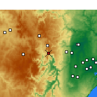 Nearby Forecast Locations - Katoomba - Mapa