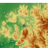 Nearby Forecast Locations - Eildon - Mapa