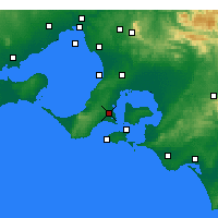 Nearby Forecast Locations - Cerberus - Mapa