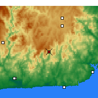 Nearby Forecast Locations - Combienbar - Mapa