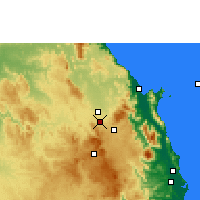 Nearby Forecast Locations - Walkamin - Mapa