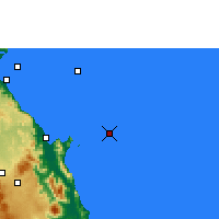 Nearby Forecast Locations - Moore Reef - Mapa