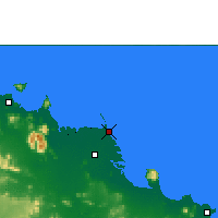 Nearby Forecast Locations - Ayr Alva Beach - Mapa