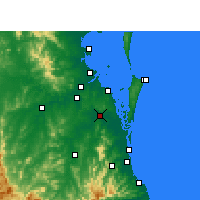 Nearby Forecast Locations - Loganholme - Mapa