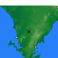 Nearby Forecast Locations - Cummins - Mapa