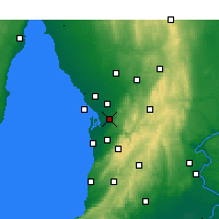 Nearby Forecast Locations - Parafield - Mapa