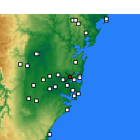 Nearby Forecast Locations - Riverview - Mapa