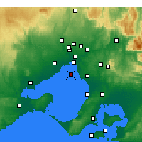 Nearby Forecast Locations - Fawkner Beacon - Mapa