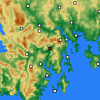Nearby Forecast Locations - Grove - Mapa