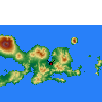 Nearby Forecast Locations - Bima - Mapa