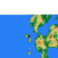 Nearby Forecast Locations - Ternate - Mapa