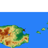 Nearby Forecast Locations - Namlea/buru Isla - Mapa