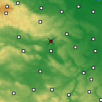Nearby Forecast Locations - Sangerhausen - Mapa
