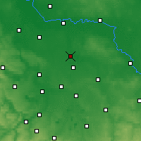 Nearby Forecast Locations - Bitterfeld - Mapa