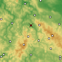 Nearby Forecast Locations - Bad Salzungen - Mapa