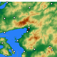 Nearby Forecast Locations - Balıkesir Koca Seyit (Letiště) - Mapa
