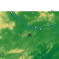 Nearby Forecast Locations - Nanning (Letiště) - Mapa