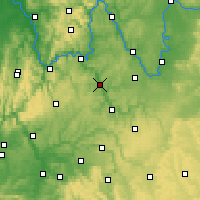 Nearby Forecast Locations - Tauberbischofsheim - Mapa