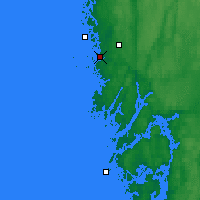 Nearby Forecast Locations - Fjällbacka - Mapa