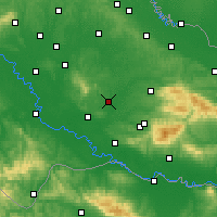 Nearby Forecast Locations - Garešnica - Mapa