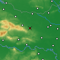 Nearby Forecast Locations - Našice - Mapa