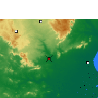 Nearby Forecast Locations - Anandapur - Mapa