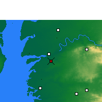 Nearby Forecast Locations - Ankleshwar - Mapa
