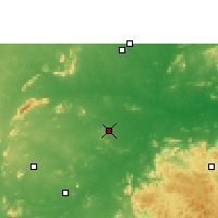 Nearby Forecast Locations - Balángír - Mapa