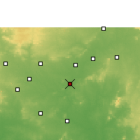 Nearby Forecast Locations - Bhandára - Mapa