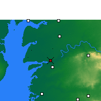 Nearby Forecast Locations - Bharuč - Mapa