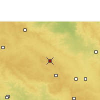 Nearby Forecast Locations - Bídar - Mapa