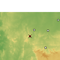 Nearby Forecast Locations - Dalli Rajhara - Mapa
