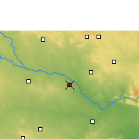 Nearby Forecast Locations - Gadwal - Mapa