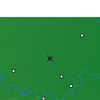 Nearby Forecast Locations - Džaunpur - Mapa