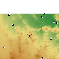 Nearby Forecast Locations - Kadiri - Mapa