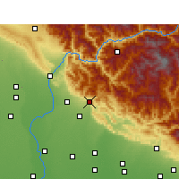 Nearby Forecast Locations - Kotdwar - Mapa