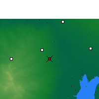Nearby Forecast Locations - Limbdi - Mapa