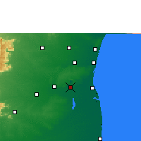 Nearby Forecast Locations - Neyveli - Mapa