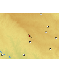 Nearby Forecast Locations - Usmánábád - Mapa