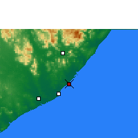 Nearby Forecast Locations - Palasa - Mapa